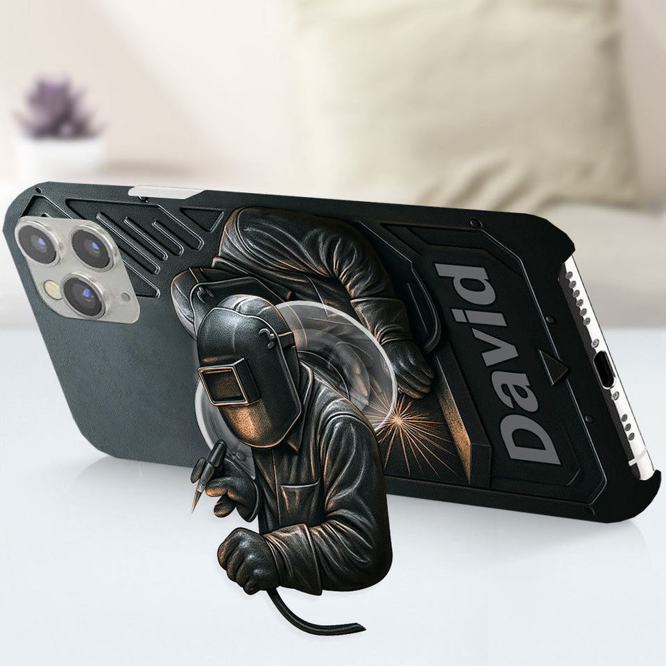Cool Welder Men - Personalized Welder Full Print Phone Case