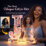 Best Gift for Yourself, Best Gift for Her - Personalized Makeup Acrylic LED Night Light