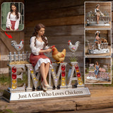 Farm Life - Personalized Farmer Custom Shaped Acrylic Plaque