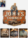 Garage Sign - Custom From Photo - Personalized Mechanic Cut Metal Sign