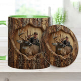 (Test AI) Hunting Accent Mug & Coaster