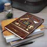 Vintage Teacher - Personalized Teacher Leather Journal