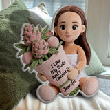Funny Weed - Personalized Weed Faux Fur Shaped Pillow