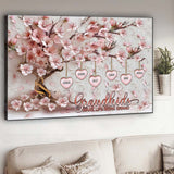 Grandkids Make Life More Grand - Personalized Grandma Canvas And Poster
