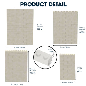 Custom Any Photo - Personalized Father One-sided Vertical Rectangle Building Brick Blocks
