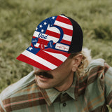 Happy 4th Of July - Personalized Independence Day/ 4th of July Trucker Hat