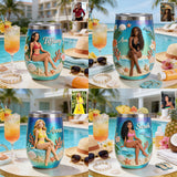 Endless Summer - Personalized Sea Lover Wine Tumbler