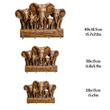 Elephant Family - Personalized Elephant Custom Shaped Hanging Rack