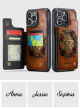 Magic Symbol - Personalized Witch Fully Printed Wallet Phone Case