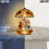 Custom Any Photo Love You To The Moon And Back - Personalized Mother Acrylic LED Night Light