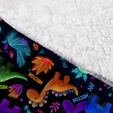 Boys' Casual Warm Outfit for Autumn and Winter - Personalized Kid Blanket Hoodie