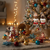 Merry Furry Christmas - Personalized Dog Handmade Crochet Ornament