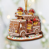 Heroes With Festive - Firefighter Gift - Personalized Firefighter Ornament