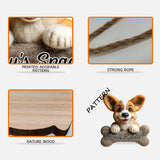 Beware Of Dog - Personalized Dog Custom Shaped Wood Sign