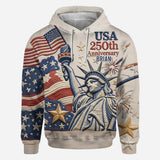 US 250th Anniversary - Personalized Pontoon All Over Shirt