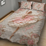 Life Is Better When You Dance - Personalized Ballet Quilt Set