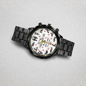 I Love You - Personalized Couple Hand Watch