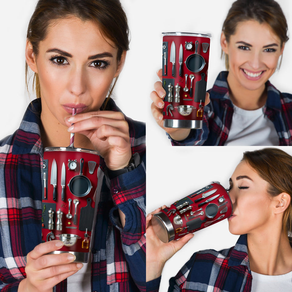 Love Cooking - Personalized Cooking Tumbler