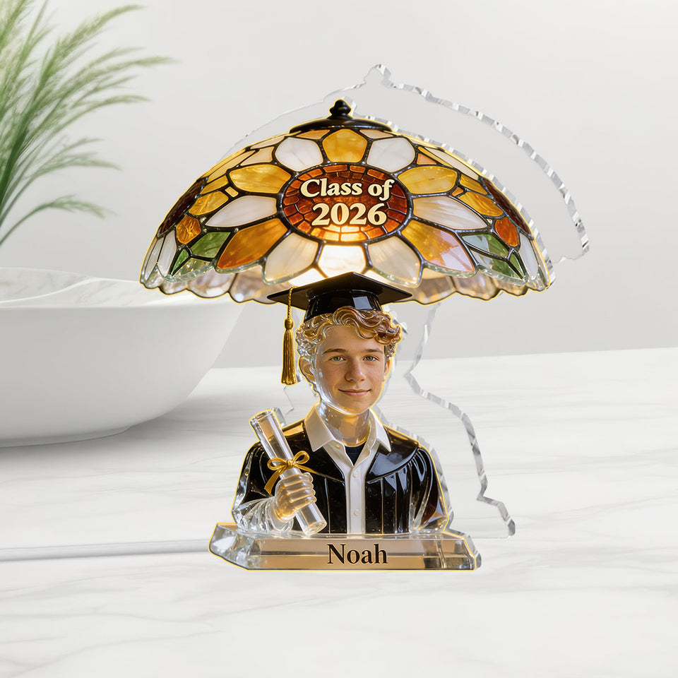 Custom Any Photo - Personalized Graduation Acrylic LED Night Light