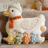 Grandma's Flock - Personalized Grandma Premium Faux Fur Pillow