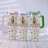 Live Love Golf - Personalized Golf Tumbler With Handle