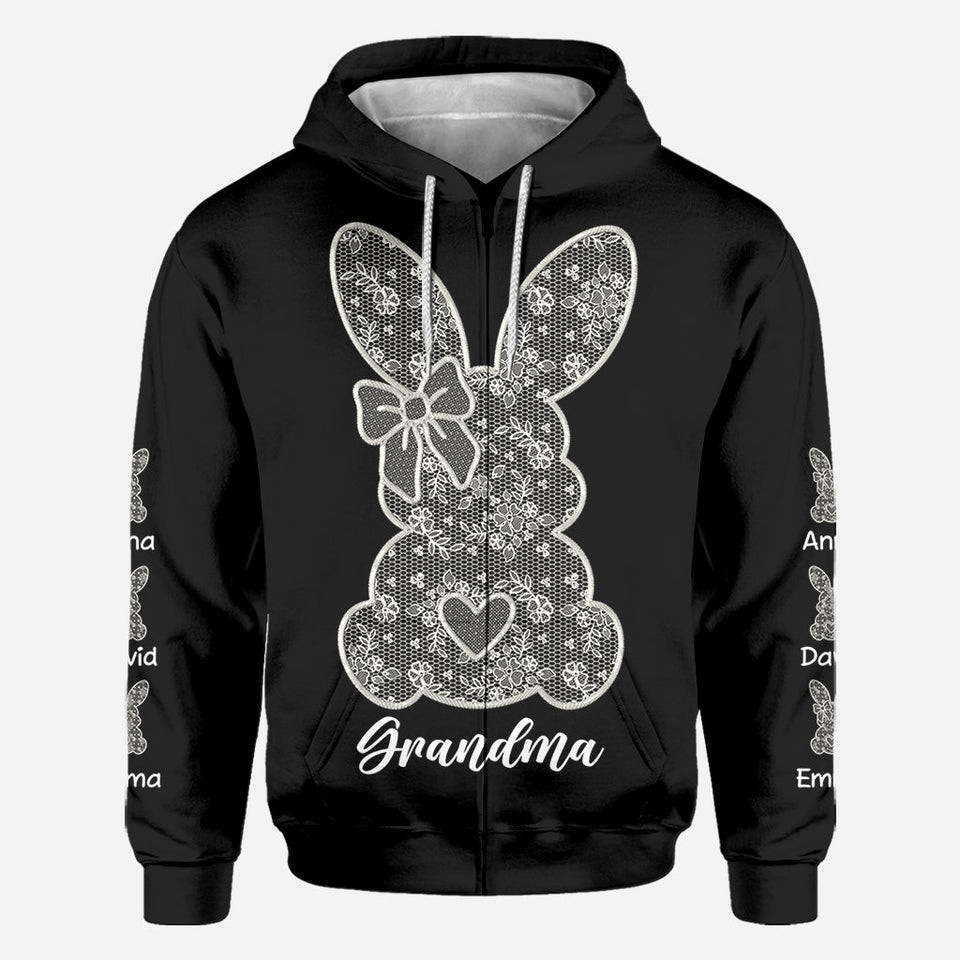 Happy Easter - Personalized Grandma All Over Shirt