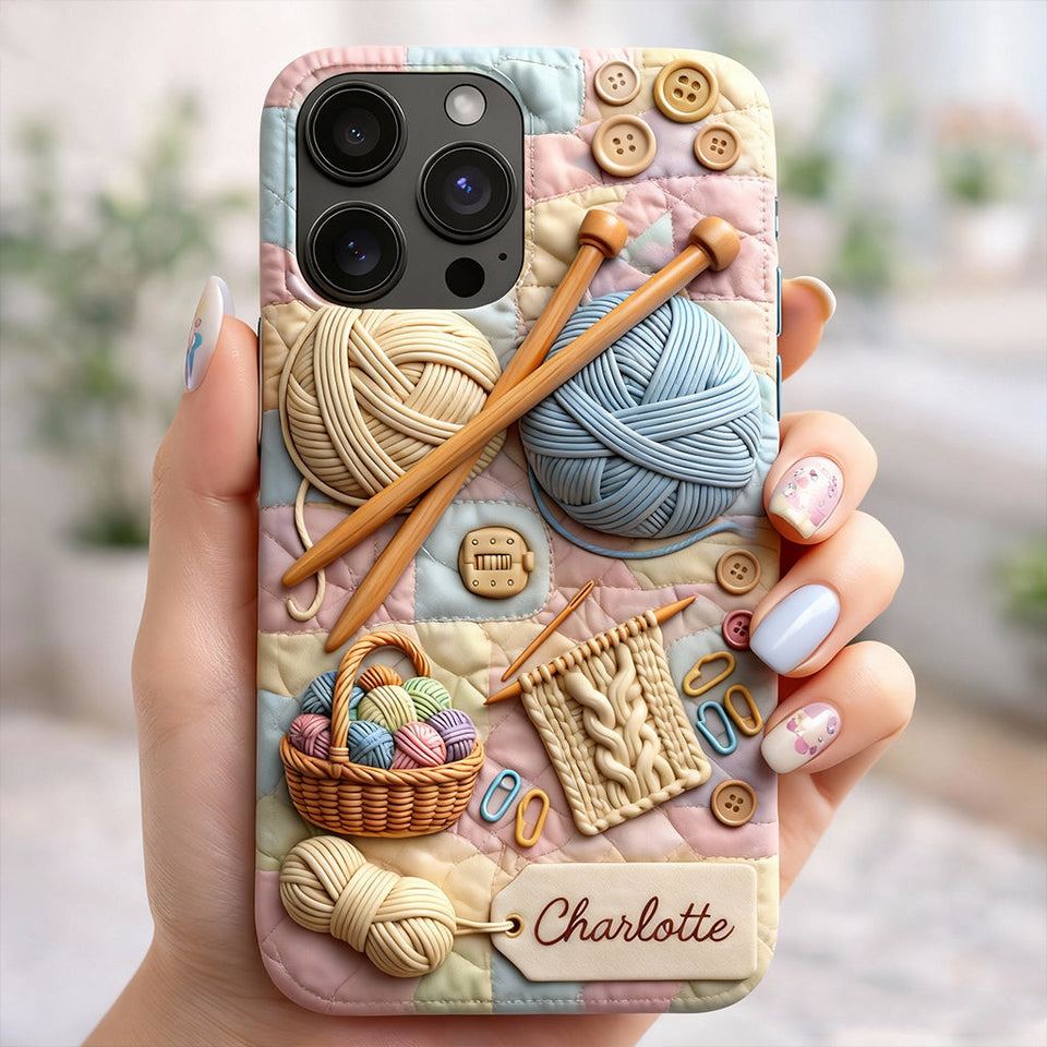 Love Sewing - Personalized Sewing Full Print Phone Case