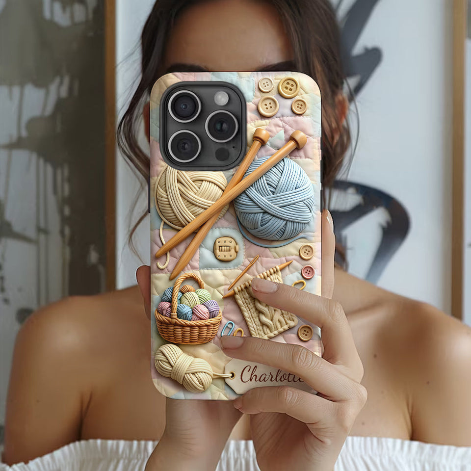 Love Sewing - Personalized Sewing Full Print Phone Case