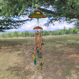 Welcome To Our Bar - Personalized Backyard Wind Chime With Charms
