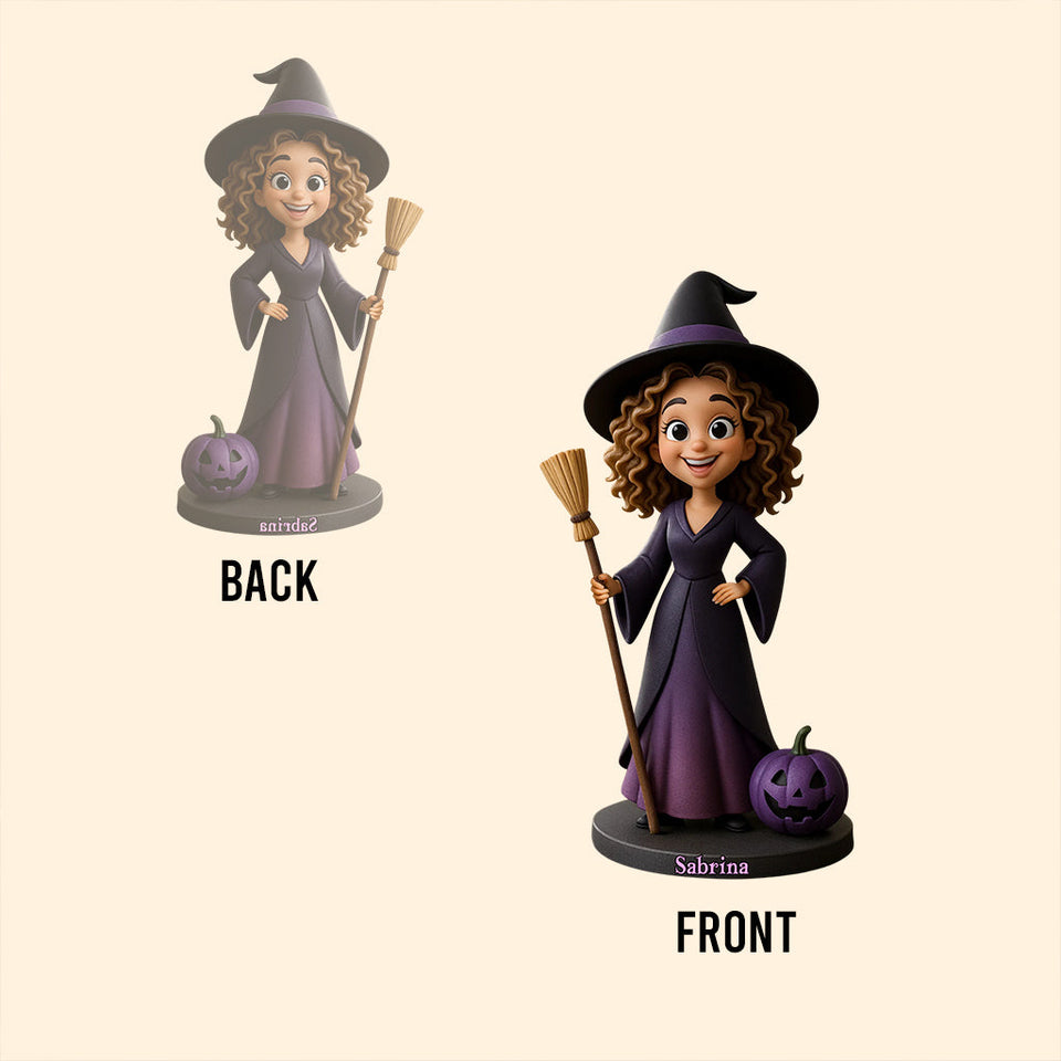 Amazing Witch - Personalized Witch Custom Shaped Acrylic Plaque