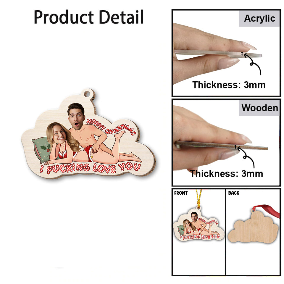 Spicy Couple Love - Personalized Couple Ornament