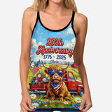 250th Anniversary - Personalized Highland Cow Cross Tank Top