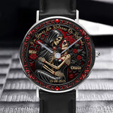 I'm Yours No Returns Or Refunds - Personalized Couple Hand Watch