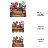 Welcome Home - Personalized Family Custom Shaped Key Rack