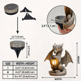 Guardian Dragon - Personalized Dragon Solar Acrylic Light