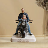 Riding Partners For Life - Personalized Biker Custom Shaped Acrylic Plaque