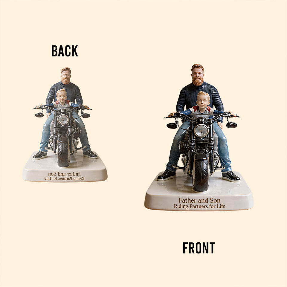 Riding Partners For Life - Personalized Biker Custom Shaped Acrylic Plaque