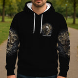 Metalic Skull - Personalized Skull All Over Shirt