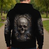 Metalic Skull - Personalized Skull All Over Shirt