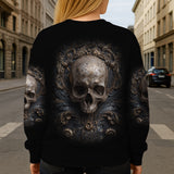 Metalic Skull - Personalized Skull All Over Shirt