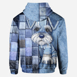 Love Miniature Schnauzer - Personalized Dog All Over Shirt
