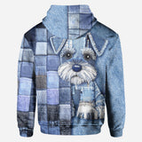 Love Miniature Schnauzer - Personalized Dog All Over Shirt