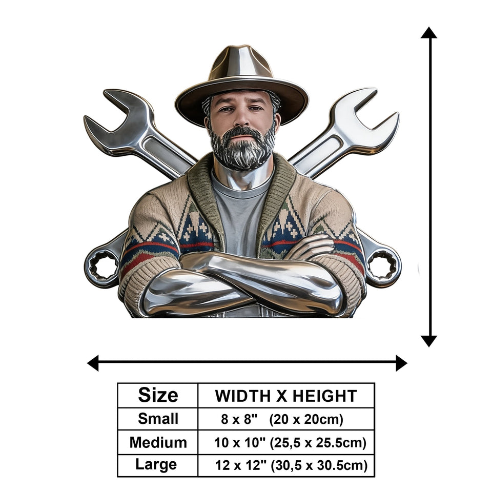 Don't Mess This Up - Personalized Mechanic Wooden Wall Mount Sign