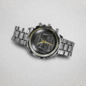 Your Face Between My Legs - Naughty Fun Gifts For Him - Personalized Spicy Couple Hand Watch