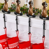 Funny Dogs - Personalized Dog Shaped Stocking Hanger