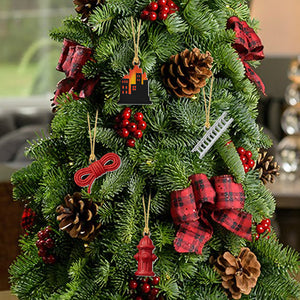 Fire Department Collection - Personalized Firefighter Advent Calendar With Ornaments