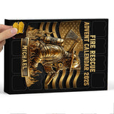 Fire Department Collection - Personalized Firefighter Advent Calendar With Ornaments