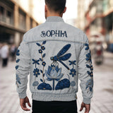 Love Dragonfly - Personalized Dragonfly Bomber Jacket