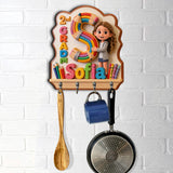 Back To School - Personalized Kid Custom Shaped Hanging Rack