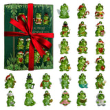 Frog Lovers - Personalized Frog Advent Calendar With Ornaments